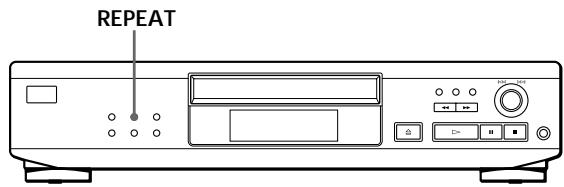 SONY CDP-XE220 - Playing Tracks Repeatedly - 1