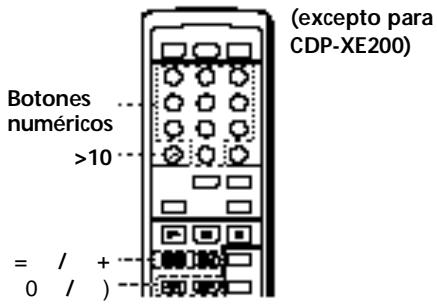 SONY CDP-XE300 - Localización de un temaspecifico o de un punto determinado de un tema - 2