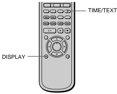 SONY DVP-NS400D - Vérification du temps de lecture et de la durée restante DVD VIDEO CD - 1