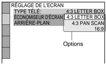 SONY DVP-NS400D - Utilisation du menu d'installation - 6