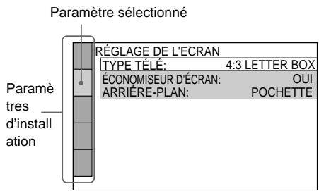 SONY DVP-NS400D - Utilisation du menu d'installation - 5
