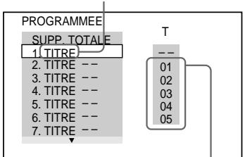 SONY DVP-NS400D - Création de votre propre programme (Lecture programmée) - 3