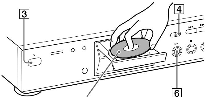 SONY DVP-NS400D - Etape 4 : lecture d'un disque - 1