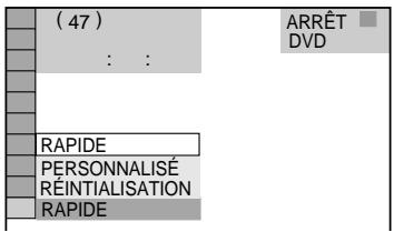 SONY DVP-NS400D - Utilisation du menu d'installation - 3