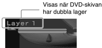 Visas när DVD-skivan har dubbla lager Layer 1