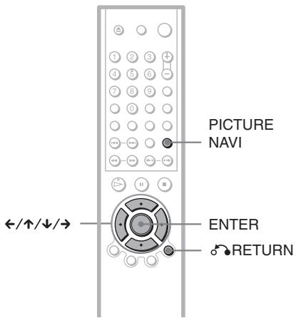 PICTURE NAVI ENTER RETURN