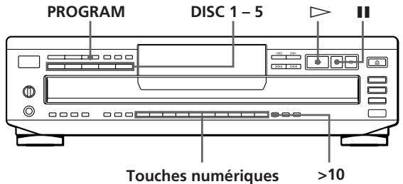 SONY CDP-CE505 - Enregistrement de votre propre programme - 1
