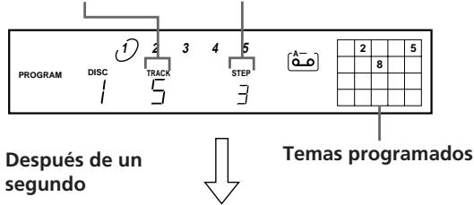 SONY CDP-CE505 - Creación de un programa propio (Reproducción de programa) - 3