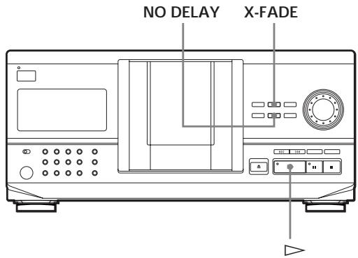 SONY CDP-CX220 - Playing Alternately (No-Delay Play/X-Fade Play) (CDP-CX240 only) - 1