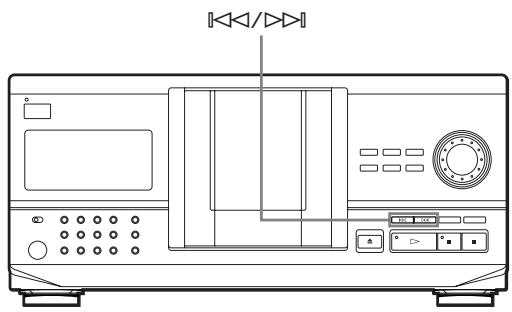 SONY CDP-CX220 - Localisation d'une plage spécifique ou d'un passage sur une plage quelconque - 1