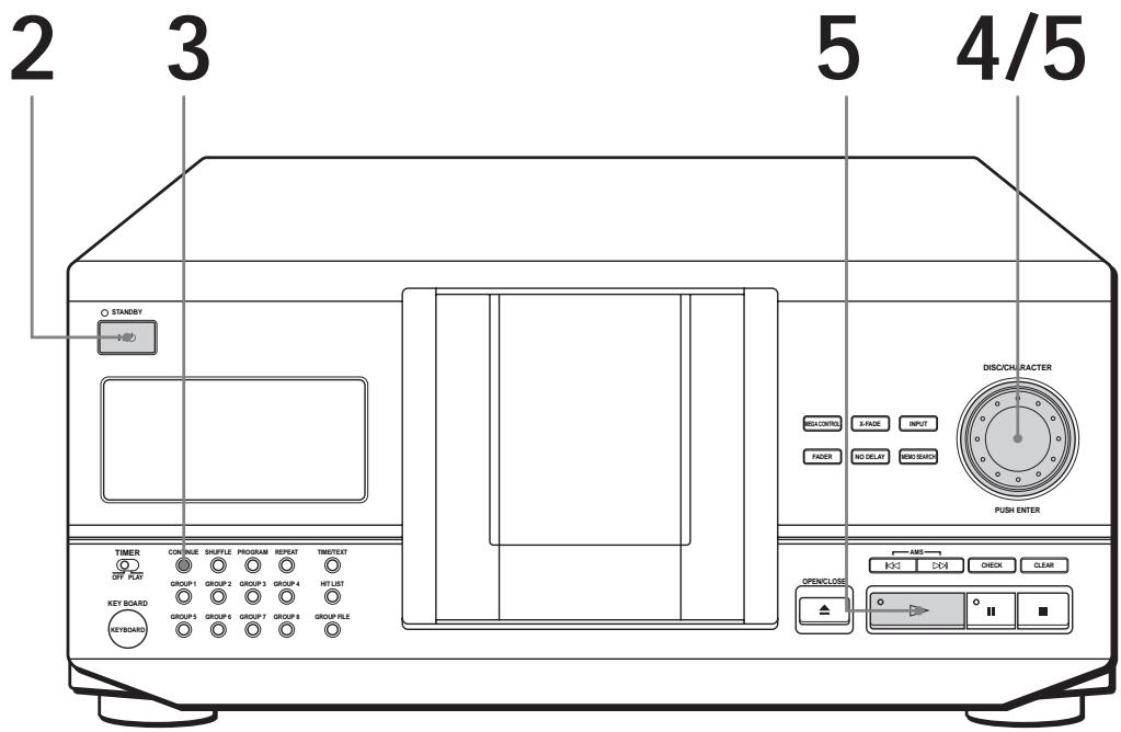 SONY CDP-CX220 - Lecture d'un disque compact - 1