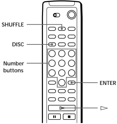 SONY CDP-CX220 - Playing in Random Order (Shuffle Play) - 2