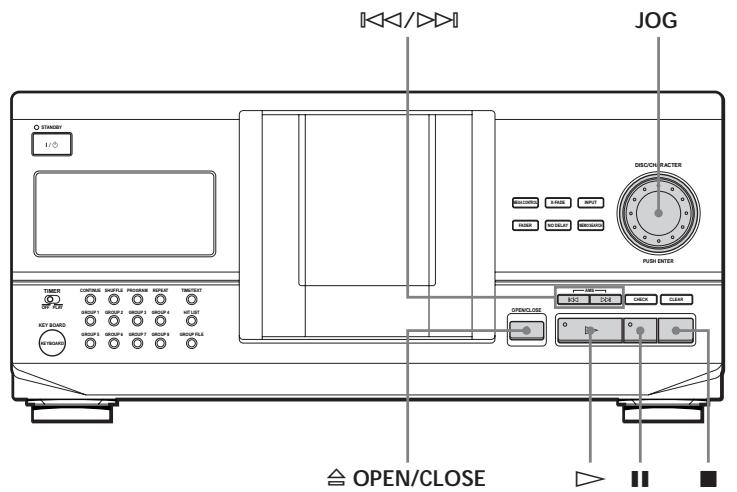 SONY CDP-CX220 - Para detener la reproduccion - 1