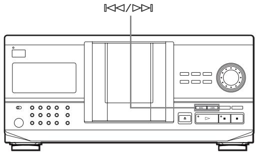 SONY CDP-CX220 - Locating a Specific Track or a Point in a Track - 1