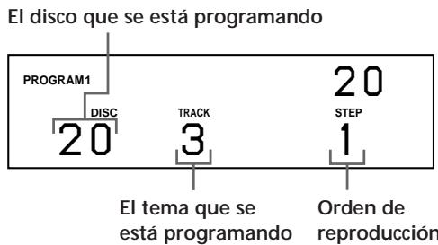 SONY CDP-CX220 - Creación de un programa utilizing el mando a distancia - 5