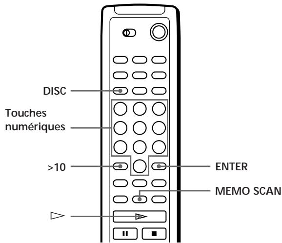 SONY CDP-CX220 - Localisation d'un disque déterminé - 2