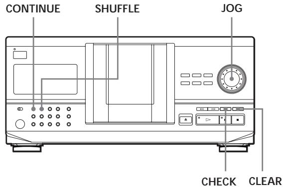 SONY CDP-CX220 - Mémorisation de plages spécifiques (bloc de suppression) - 1