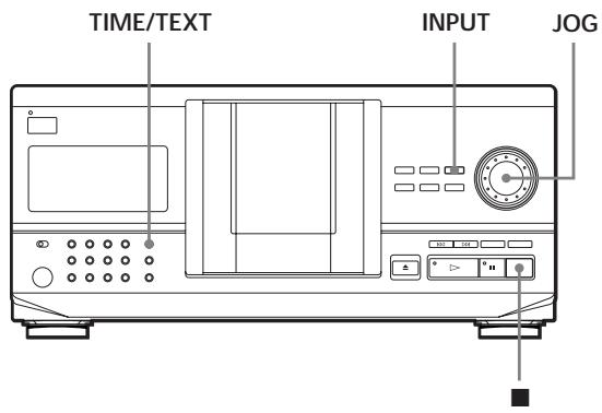 SONY CDP-CX220 - Uso del visor - 1