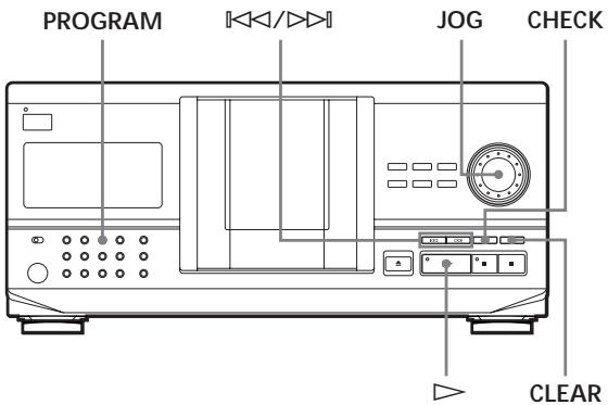 SONY CDP-CX220 - Creation de programmes musicaux personalisés (lecture programmée) - 1