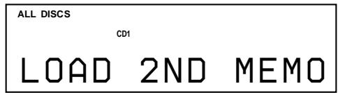SONY CDP-CX220 - Loading the Disc Memos of the second CD player - 1