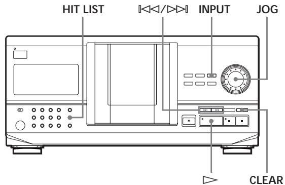 SONY CDP-CX220 - Almacenamento de temas favoritos (Lista de exitos) (Sólo CDP-CX240) - 1