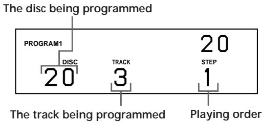 SONY CDP-CX220 - Press the number button of the track. When the disc has more than 10 tracks, press 0 first then press the corresponding number to enter a track number from 1 to 9. - 1