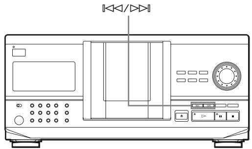 SONY CDP-CX220 - Localización de un tema o un punto spécifique del tema - 1