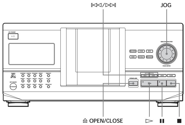SONY CDP-CX220 - Pour interrompè la lecture - 1
