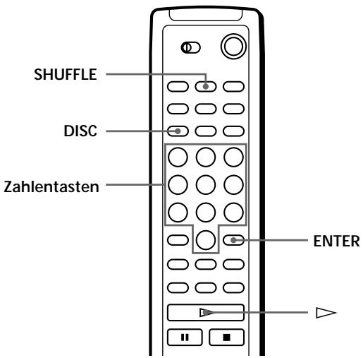 SONY CDP-CX235 - Wiedergabe in willkürlicher Reihenfolge (Shuffle Play) - 2