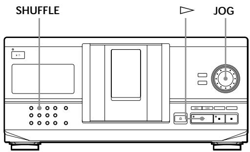 SONY CDP-CX235 - Afspelen in een willekeurige volgorde (shuffle-stand) - 1