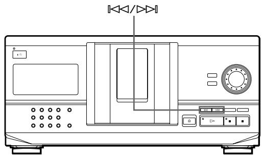SONY CDP-CX235 - Individuzione di un brano specifico o di un punto del brano - 1