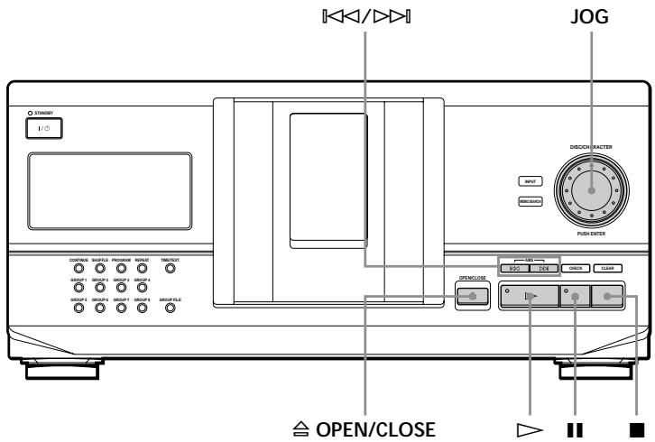 SONY CDP-CX235 - Perarrestare la riproduzione - 1