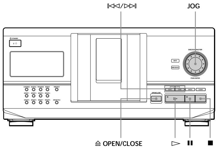 SONY CDP-CX235 - Als u wilt stoppen met afspelen - 1