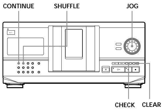 SONY CDP-CX235 - Memorizar faixas espécificas (Banco de apagamento) - 1