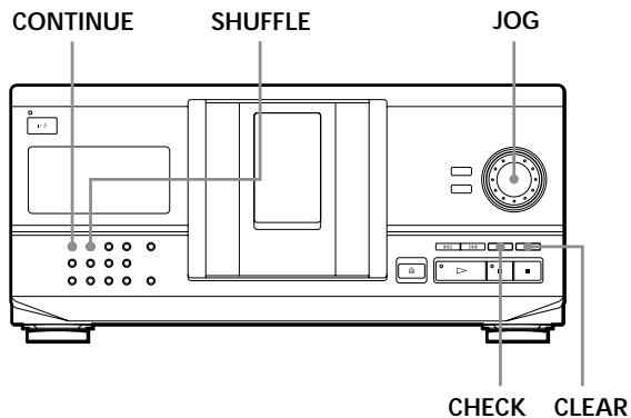 SONY CDP-CX235 - Bepaalde muziekstukken opslaan (Wisrij) - 1
