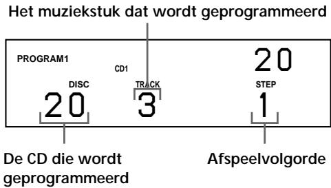 SONY CDP-CX235 - Een programa op de CD-speler samenstellen - 4