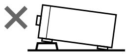 SONY CDP-CX235 - Hinweis zur Aufstellung - 4