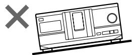 SONY CDP-CX235 - Notasulposizionamento dellettore - 3