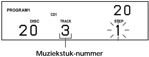 SONY CDP-CX235 - Een programa op de CD-speler samenstellen - 3