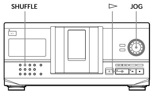 SONY CDP-CX235 - Riproroduzione in sequenza casuale (riproduzione in ordine casuale) - 1