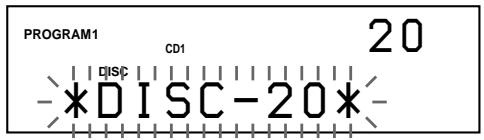 SONY CDP-CX235 - Zusammstellen eines Programms mit den Bedienelementen am Gerät - 2