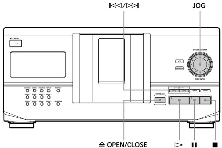 SONY CDP-CX235 - Para parar a reproducao - 1