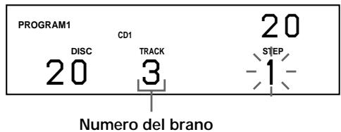 SONY CDP-CX235 - Creazione di un programma usando illettore - 3