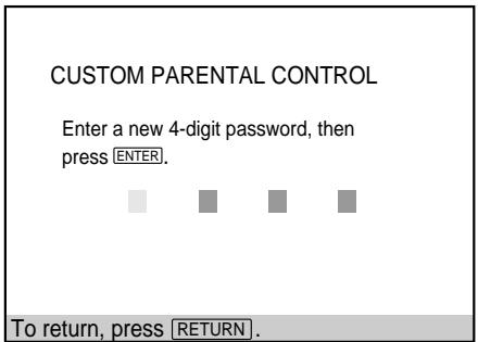 SONY DVP-S345 - ■ If you have not entered a password - 1