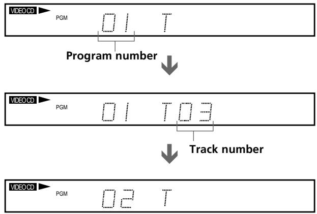 SONY DVP-S345 - You can select discs, titles, chapters and tracks for the program by looking at the front panel display - 1