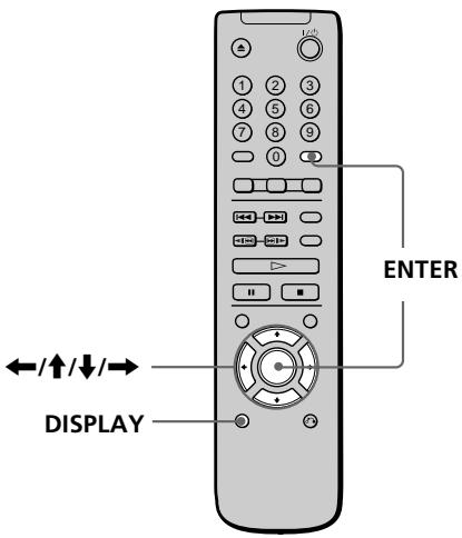 SONY DVP-S345 - Selecting the Language for the On-Screen Display - 1