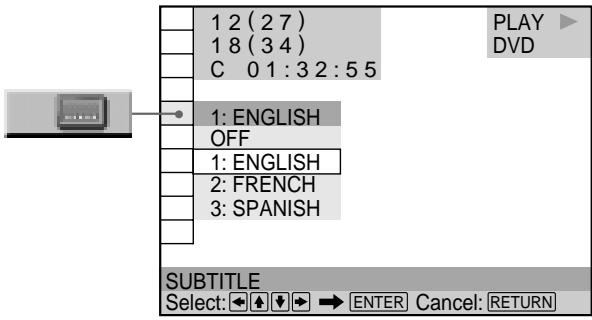 SONY DVP-S345 - Displaying the Subtitles - 2