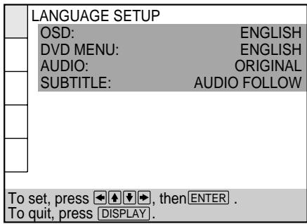 SONY DVP-S745D - Press ENTER. - 1