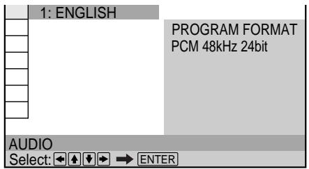 SONY DVP-S745D - Changing the Sound - 1