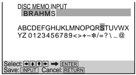 SONY DVP-S745D - Labeling discs (Disc Memo) - 4